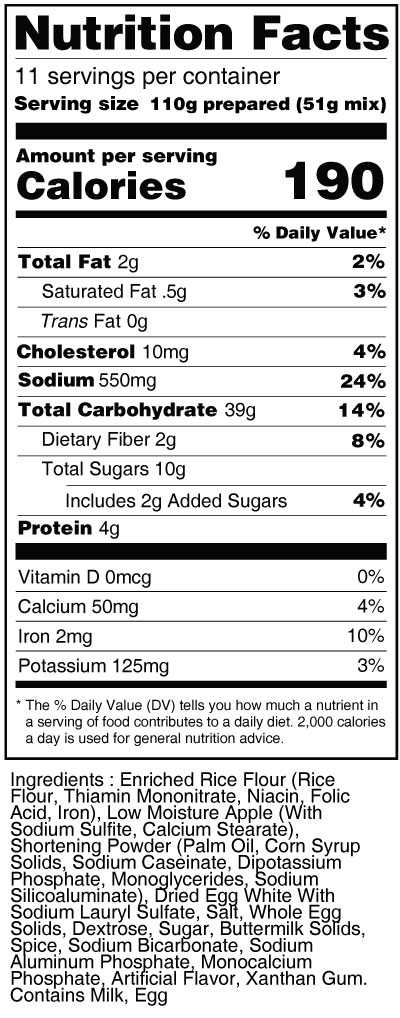 gluten-free-apple-pancake-mix-nutrition-facts
