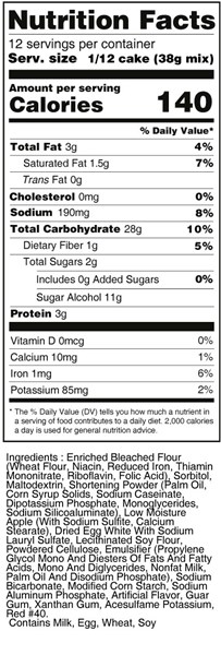 bernard-dietary-cherry-cake-mix-nutritional-facts